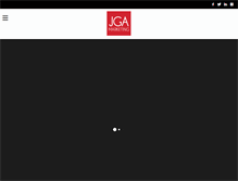 Tablet Screenshot of jgamarketing.com